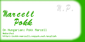 marcell pokk business card